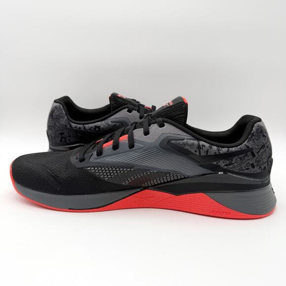 Reebok Mens Nano X4 Training Sneakers US 14 EU 48.5 Black Orange Athletic NWOB main image 11